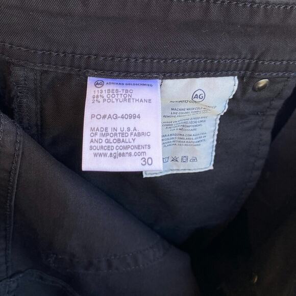 NWT AG Adriano Goldschmied The Matchbox Slim Straight Pants sz 30 - Picture 8 of 11